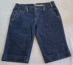 DKNY Jeans Blue Denim Cuffed Capri Jeans Size 8 - £11.66 GBP