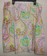 New Womens Avenue Stretch Paisley Print Skirt Size 18 - £19.81 GBP