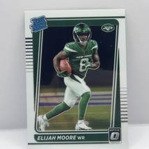 2021 Panini Donruss Optic Football Elijah Moore RC #216 New York Jets - £1.53 GBP