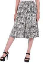 Womens A-line Party Midi skirt with Cotton lining Hem 28&quot; Waist Free siz... - £26.75 GBP