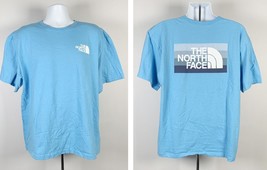 The North Face T Shirt Mens Large Blue Cotton - £17.80 GBP