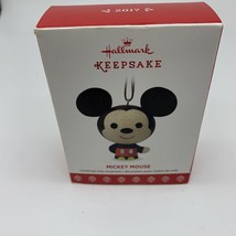 Hallmark Keepsake Ornament 2017 Mickey Mouse Wooden w/hanger New In Box! - £10.12 GBP