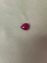 2.04ct  Red RUBY Pear Cut  Faceted Natural Loose Gemstone  - £47.30 GBP