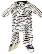 Newborn Sleepers Lot Little Me NEW Carter’s Mittens Baby NB Pajamas image 2