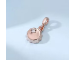 Me Collection 14k Rose Gold-plated ME Lucky Bottle Cap Mini Dangle Charm  - $7.80