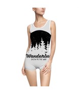 Women&#39;s Vintage Pine Forest Swimsuit (AOP) - Wanderlust - £26.66 GBP