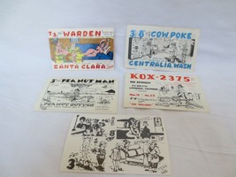 Lot of 5 QSL collectible trading cards by Viking Late 60&#39;s -70&#39;s #20 - £9.77 GBP