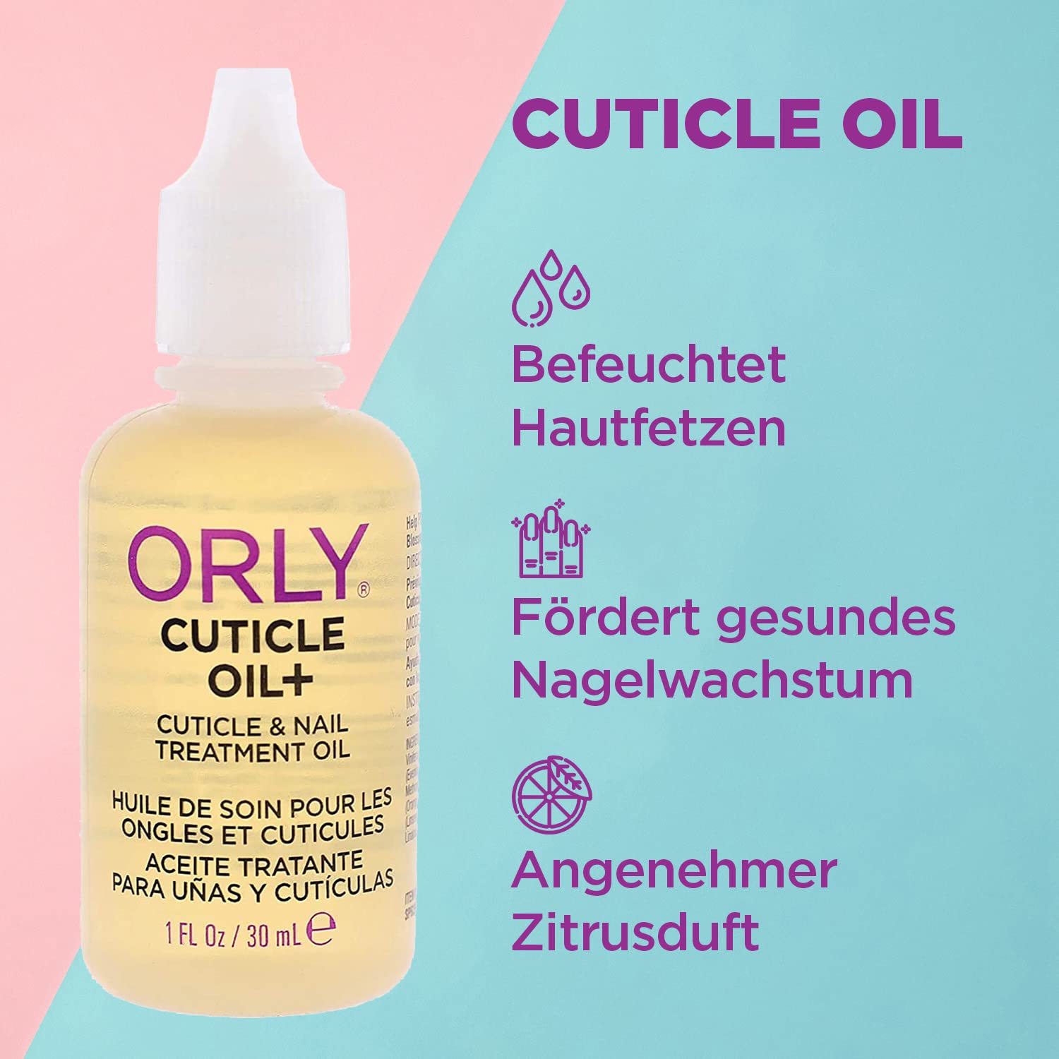 Orly Orly Cuticle Oil Plus Women Cuticle Oil 1 oz Item image 6