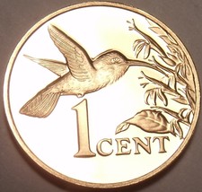 Trinidad &amp; Tobago Cent, 1974 Proof~RARE~Hummingbird~14,000 Minted~Free S... - £6.16 GBP