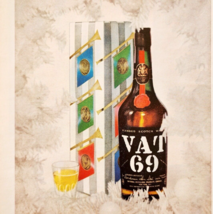 1960 Vat 69 Highland Scotch Advertisement Vintage Distillery Liquor DWF14 - $24.99