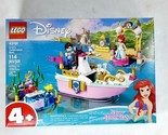 New! LEGO 43191 Disney Ariel’s Celebration Boat with Sebastian &amp; Eric - £44.22 GBP