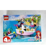 New! LEGO 43191 Disney Ariel’s Celebration Boat with Sebastian &amp; Eric - £43.20 GBP