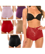 Women&#39;s Colorful 12 Pc Hi-Waist Smooth Microfiber Full Waist Shaping Briefs - $912.14 MXN