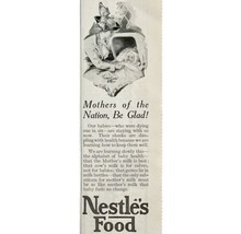 Nestle&#39;s Food Powdered Drink Mix 1913 Advertisement Mothers Of The Natio... - $19.99