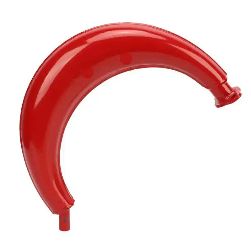 Expansion Chamber Exhaust Muffler Red Exhaust Silencer Pipe Half Moon Shape 40 - £26.13 GBP