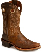 Ariat Men&#39;s Heritage Roughstock Western Square Toe Performance Boots - $194.95