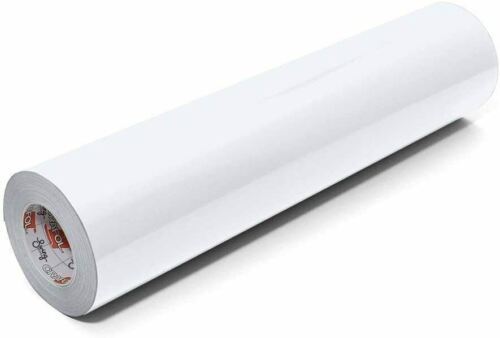 White Adhesive Vinyl Roll Paper Sheet for Cricut Cameo Signs Sticker Car... - £5.92 GBP