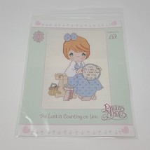Precious Moments Cross Stitch Leaflet The Lord is Counting on You 1995 - £8.51 GBP