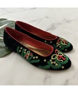 Mootsies Tootsies Womens Vintage 90s Christmas Ballet Flats Size 7.5 Velvet - $38.60