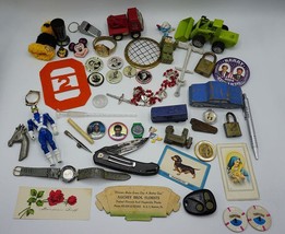 Junk Drawer Lot Watches Action Figure Knife Vintage - £98.76 GBP