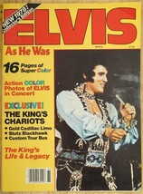 Vintage Paper Elvis Presley Magazine 48410K As He Was 1978 Life &amp; Legacy - £15.74 GBP