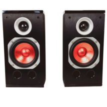 Fatman Hot Red-i Speakers Set 80 Watt Bookshelf Loudspeakers - £117.27 GBP