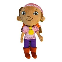 Disney Jake and the Neverland Pirates Izzy Doll 12&quot; Tall Plush Stuffed Doll Toy - £7.03 GBP