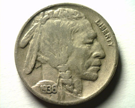 1936-D Buffalo Nickel Very Fine Vf Nice Original Coin Bobs Coins Fast 99c Ship - £2.74 GBP