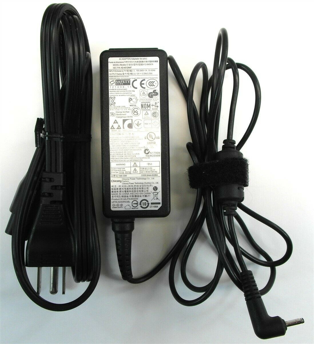 Chicony Samsung Laptop Charger AC Adapter power Supply A12-040N1A AD-4012NHF 40W - $12.99