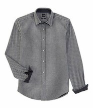Hugo Boss Slim Fit Ronni Double Face Flannel Long Sleeve Woven Shirt Size L - £55.81 GBP