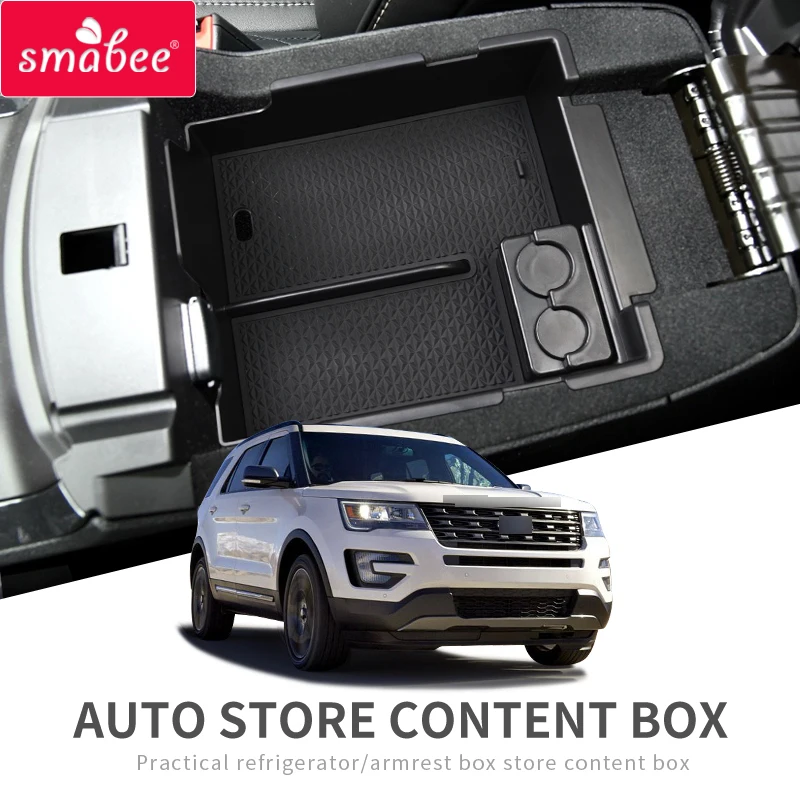 Smabee Car central armrest box For Ford Explorer 2011 ~ 2019 SUV 2018 2017 - £19.89 GBP