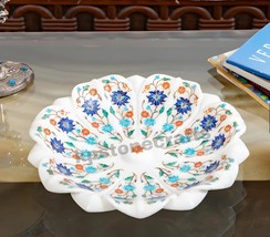 Marble Inlay Flower Bowl – 12&quot;x12&quot; Decorative Masterpiece - $514.68