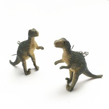 Donarsei Funny 3D Dinosaur Resin Drop Earrings For Women Cute Handmade Animal Di - £6.97 GBP