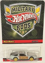 DMC Delorean CUSTOM Hot Wheels Military Rods Series w/ RR - £75.61 GBP