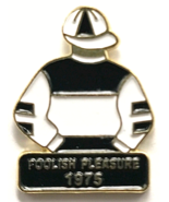 Kentucky Derby Winner Foolish Pleasure Jockey Silks Pin Horse Race Memor... - $276.52 MXN