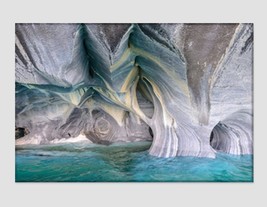 Marble Caves in Chile Canvas Art Caves Photo Chile Wall Art Nature Landscapes Na - £37.84 GBP