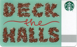 Starbucks 2018 Deck The Halls Collectible Gift Card New No Value - £1.59 GBP