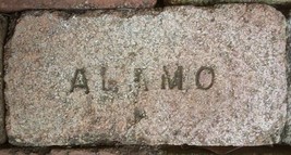 Antique brick  ALAMO yellow fire brick from Hawaii  - £31.11 GBP