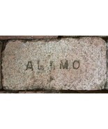 Antique brick  ALAMO yellow fire brick from Hawaii  - £31.18 GBP