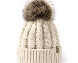 Winter Beanie Hat For Women Warm Thick Cotton Lining Knit Bobble Skull C... - $29.99