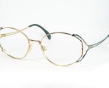 Vintage OWP Diseño 1450 359 Oro Multicolor Único Gafas Marco 53-17-125mm - $76.13