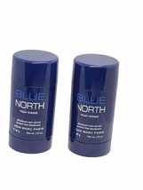 2 X Blue North Deodorant Stick Jean Marc Paris Men Alcohol Free 2.8 Oz New - £26.74 GBP