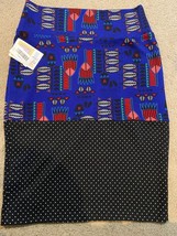 LuLaRoe Cassie Pencil Skirt Womens Sz S Aztec Double Dipped Dots Geometric NWT - £8.85 GBP