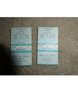 Lot of 2 December 18 1988 Charles Rex Violin Concert Ticket Stubs - $26.34 CAD