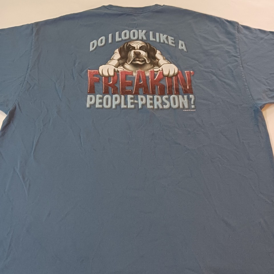 Hanes Tagless Big Dogs Men's Gray Pre-Shrunk  Cotton Graphic T-Shirt Size 2XL Item image 7