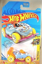 2021 Hot Wheels #60 Fast Foodie 3/5 DONUT DRIFTER Gray/Orange w/YellowWheels 5Sp - £5.94 GBP