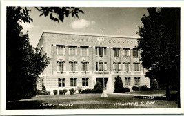 Vtg Real Photo RPPC m-38 Howard, South Dakota Courthouse 1950s Kodak UNP VGC - $39.16