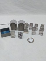 Lot Of (12) Paper Places 30mm Scale Whitewash City Small Buildings Acess... - £21.35 GBP