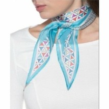 MSRP $19 Giani Bernini Geo-Print Kite Scarf Turqaqua One Aqua Size One Size - £7.98 GBP