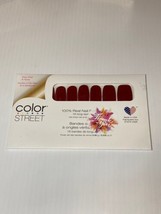 Color Street Nail Strips ~ Bad Blood ~ Red Manicure NIP - £4.74 GBP